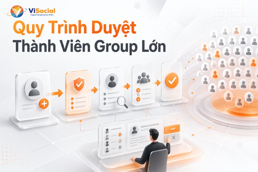 Duyệt thành viên Group Facebook