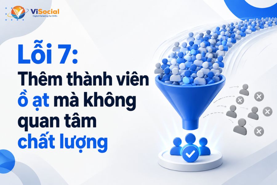 Lỗi khi xây dựng Group Facebook